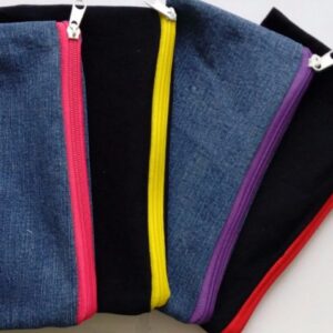 Estuches de mezclilla simples VXM