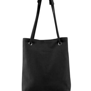 bolsa de tela negra