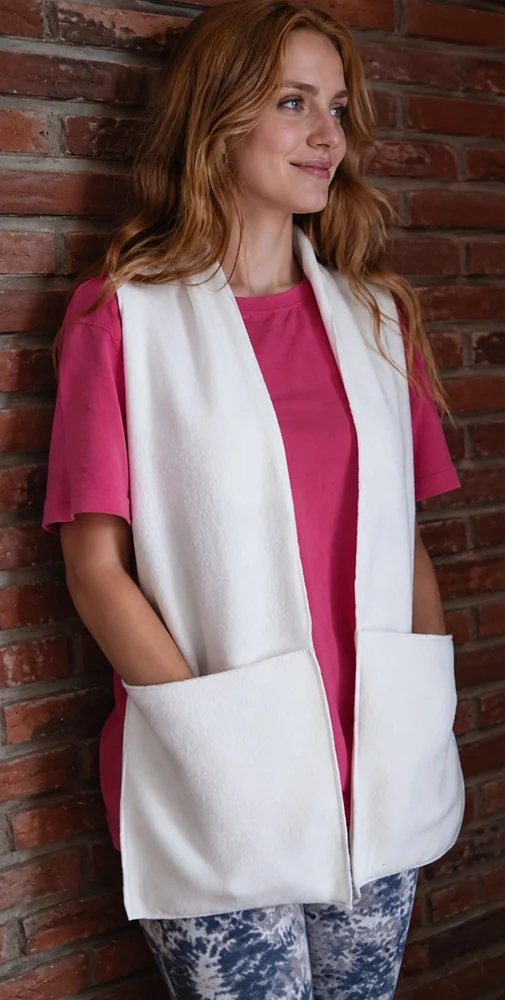 bufanda con bolsillos para hombre y mujer vxm