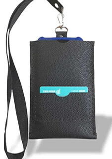 estuche colgante porta celular