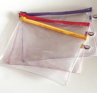 estuches transparentes,cosmetiqueros transparentes, bolsas transparentes