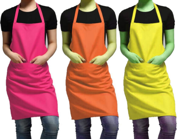 pecheras de cocina personalizadas,pechera de cocina naranja,pechera de cocina amarilla,pechera de cocina azul,pechera de cocina verde