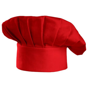 gorro chef rojo,venta de gorro chef,gorro chef por mayor