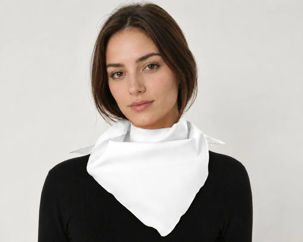 pañuelo de cuello blanco por mayor para sublimar