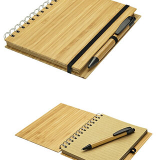 Cuaderno de bamboo,regalos ecologicos,libretas ecologicas comprar por mayor