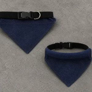 bandana de cuello para perro mexzclilla