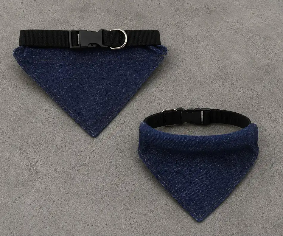 bandana de cuello para perro mexzclilla