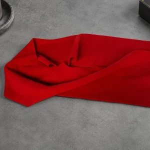 Bufanda polar simple para empresas color rojo