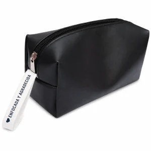 Cosmetiquero de cuero con manilla VXM