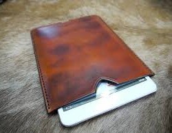 porta tarjeta de cuero