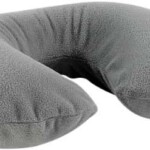 Almohada de tela polar para viaje ,almohada de cuello relleno de algodón sintético,disponible en mas de 20 colores Almohada de cuello