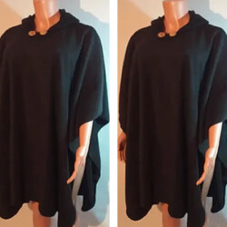 poncho de polar mujer,poncho de polar hombre,poncho de polar con capucha